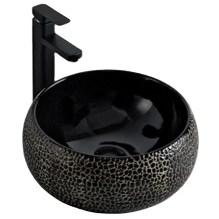 Black Porcelain Bathroom Accessories Wash Basin