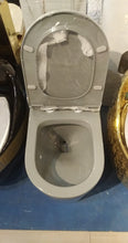 Load image into Gallery viewer, Grey ceramic Toilet
