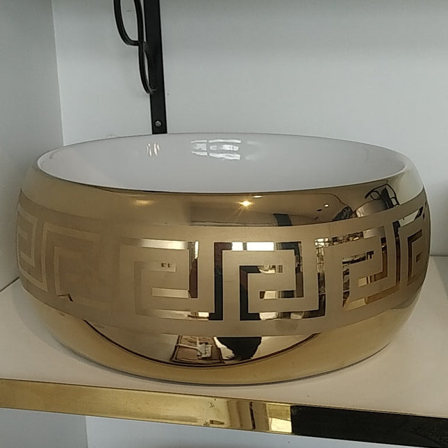 GOLD LUXURY VERSACE BASIN