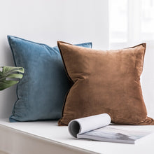 Load image into Gallery viewer, 32 Colors Velvet Cushion Cover Office Pillow Cover 45*45cm,18*18&#39;&#39; Office Sofa Cushion Pillow in Velvet Fabric Sofa Case Cover
