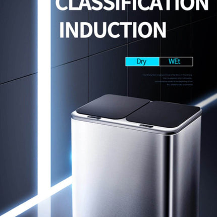 Stainless Steel Metal Hotel Room Waste Sorting Bin Pedal Dustbin