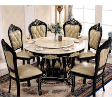 Cargar imagen en el visor de la galería, Luxury Hand curved Dining Set
