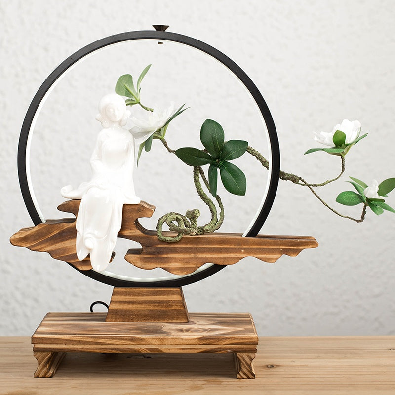 High quality gift New Classical/Post-modern Style Pretty girl Living Room Decorative Tabletop