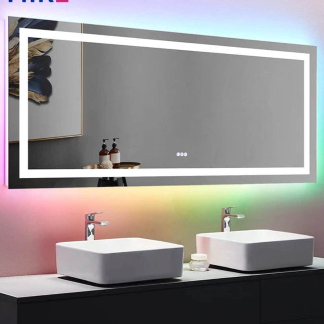 Led Mirror For Bathroom Multifunction Bathroom Wall Led Mirror With Digital Clock
