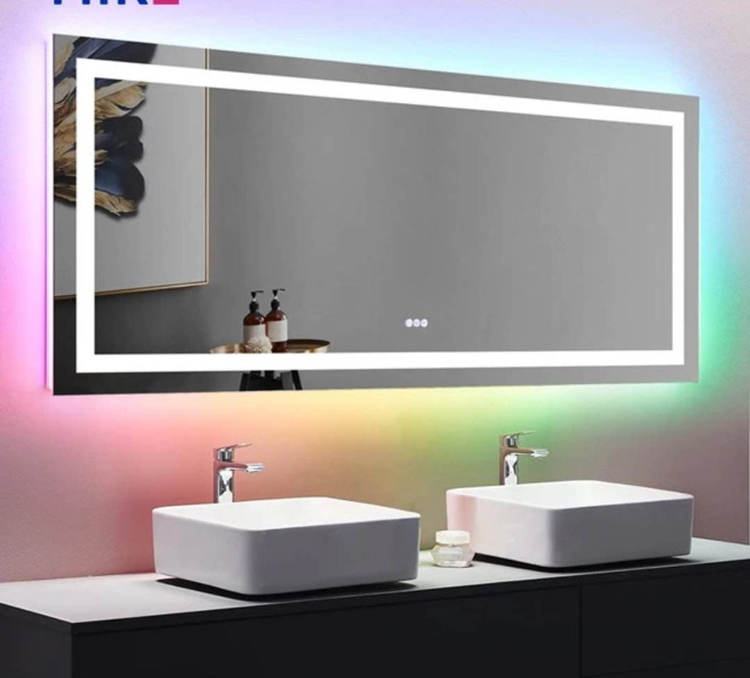 Led Mirror For Bathroom Multifunction Bathroom Wall Led Mirror With Digital Clock