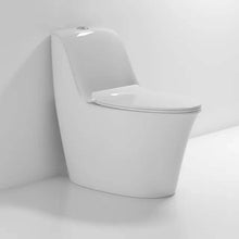 Charger l&#39;image dans la galerie, Luxury Sanitary Ware Floor Mounted Rimless Ceramic Nano Glaze One Piece Shower Toilet
