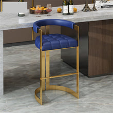 Cargar imagen en el visor de la galería, Space saver metal frame Barbershop Stool, bar stool steel, tabouret de bar chaise haute
