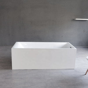 Design rectangular Acrylic Freestanding Bathtub