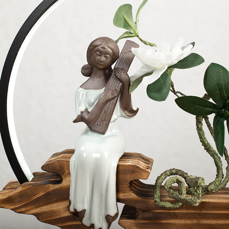 High quality gift New Classical/Post-modern Style Pretty girl Living Room Decorative Tabletop