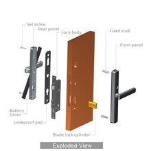 Load image into Gallery viewer, Alloy Intelligent Biometric Fingerprint Smart lock Smartphone Tuya Smart WiFi APP for Aluminium Door Lock
