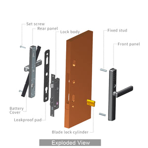 Alloy Intelligent Biometric Fingerprint Smart lock Smartphone Tuya Smart WiFi APP for Aluminium Door Lock