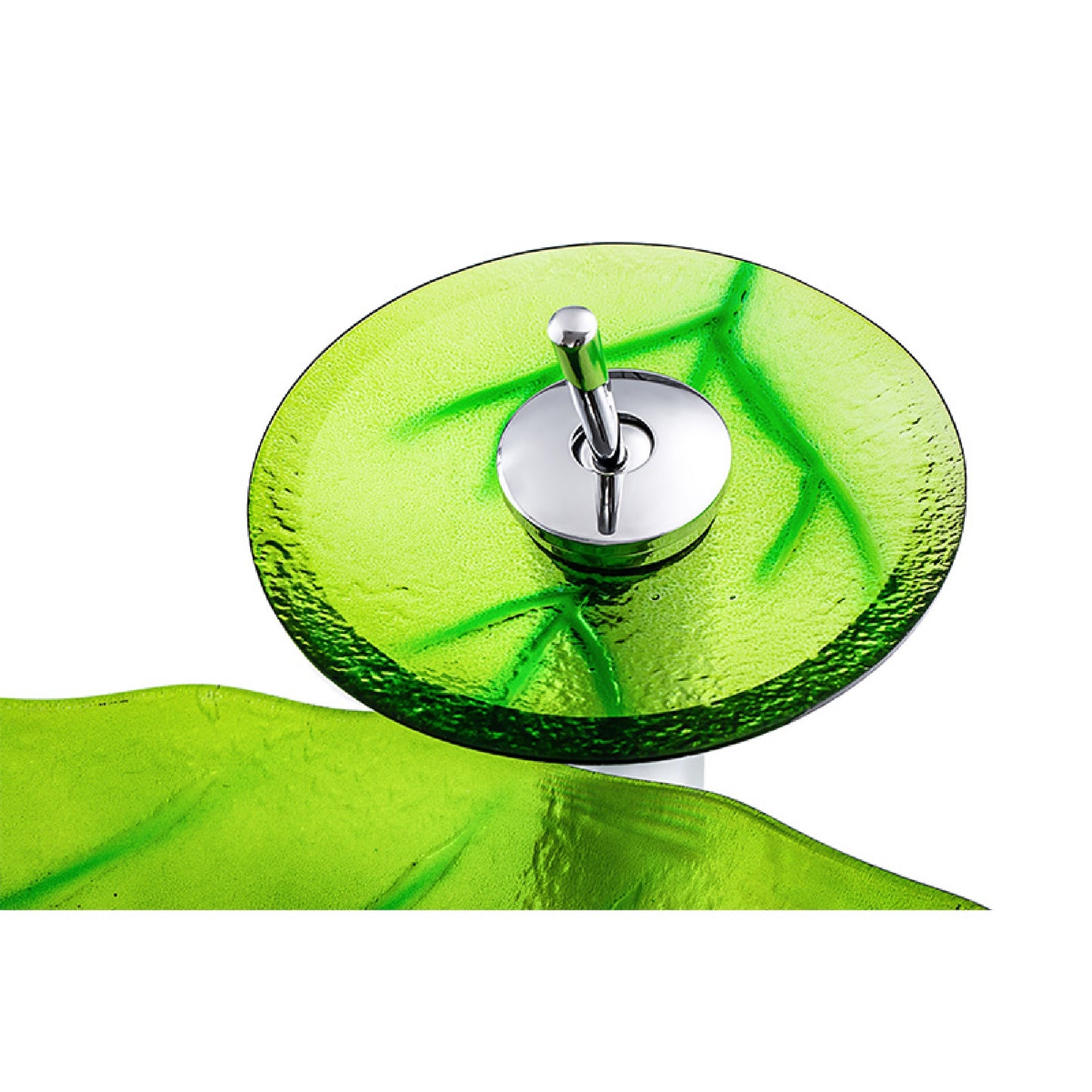 New Design Green Leaf Small Hand Basins Kitchen Bathroom Cabinet Sinks Color Modern Sink Bathroom Wash Basin with Pedestal