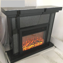 Загрузить изображение в средство просмотра галереи, Crushed Diamond Mirrored Fireplace
