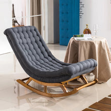 Cargar imagen en el visor de la galería, European Rocking Chair with Foot Stool
