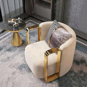 Stainless Steel Italian Side Chair