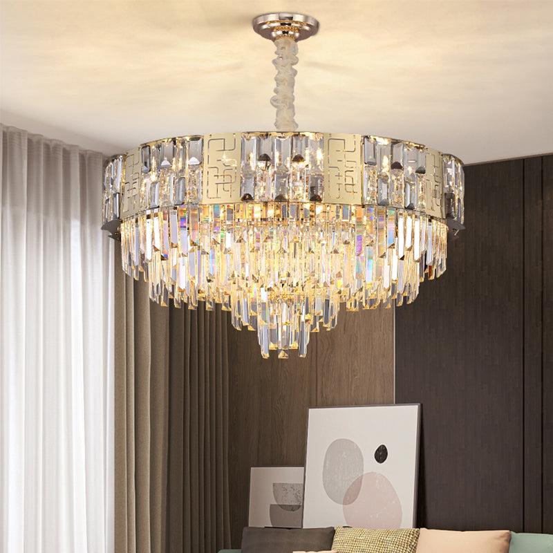 Modern Pendant Ceiling Lamps LED Crystal Chandelier Lights Hanging Light