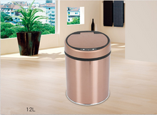 Load image into Gallery viewer, 15Liters Sensor Rechargeable Stainless Steel Trash Can.
