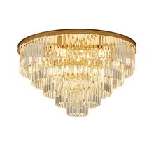 Load image into Gallery viewer, Multiple Size Design Round Shade Crystal Ceiling Light
