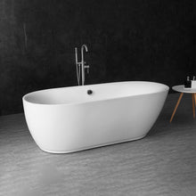 Cargar imagen en el visor de la galería, Round Cheap Bathroom Freestanding Soaking baby Acrylic Bathtub
