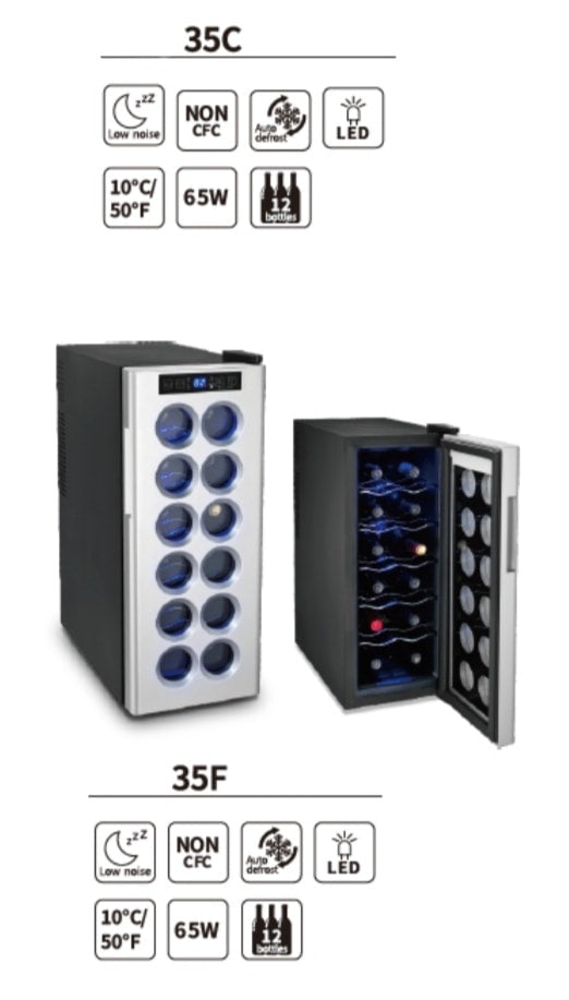 Glass Door Semiconductor Electric Refrigerator Wine Cooler