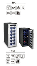Load image into Gallery viewer, Glass Door Semiconductor Electric Refrigerator Wine Cooler
