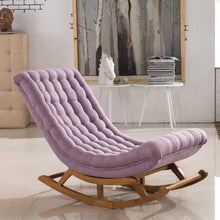 Cargar imagen en el visor de la galería, European Rocking Chair with Foot Stool
