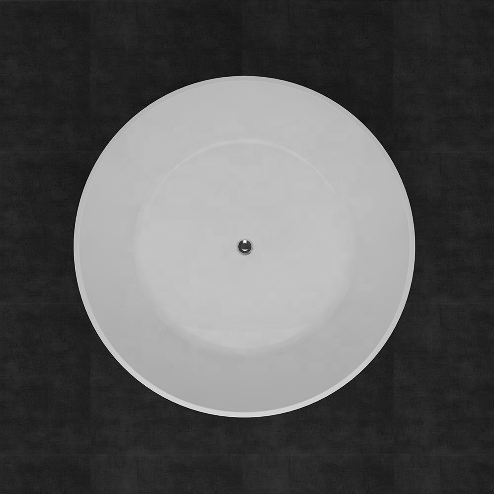 Round shape Acrylic bath Freestanding tubs Bathtub for soaking bathtubs