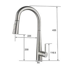 Загрузить изображение в средство просмотра галереи, 304 Stainless Steel white color Mixer Automatic Pull down touch Sensor kitchen sink Taps faucet
