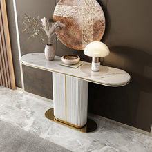 Charger l&#39;image dans la galerie, Luxury style hotel apartments living room marble furniture sidetable console table entryway table
