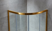 Cargar imagen en el visor de la galería, Shower enclosure Aluminum Gold
