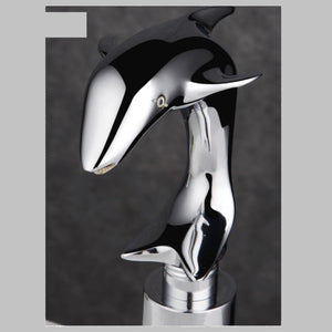 Brass Dolphin Animal Shape Sensor Faucet