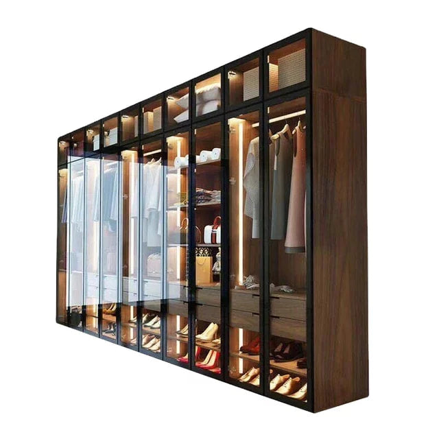 Walk in closet Aluminum Glass