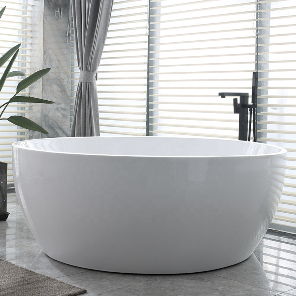 Round shape Acrylic bath Freestanding tubs Bathtub for soaking bathtubs