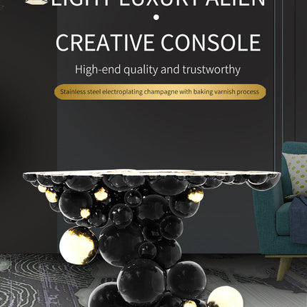 Modern Style villa furniture hallway antique console table European style luxury Italian classic gold console table