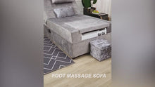 Charger et lire la vidéo dans la visionneuse de la Galerie, Electric Recliner Sofa Bed with Basin Bowl Tub Foot Massage Luxury Spa Pedicure Chair
