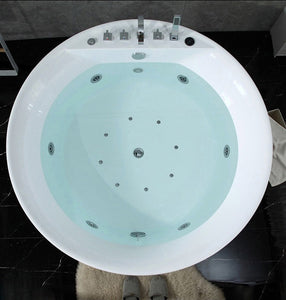 free standing round bathtub with jacuzzi for hotel home spa tina de hidromasaje with jacuzzi round baths tubs