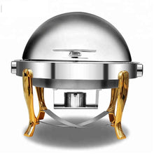 Загрузить изображение в средство просмотра галереи, Hot pot restaurant equipment electric soup warmer chaffing dish heating pot, cooking equipment for soup
