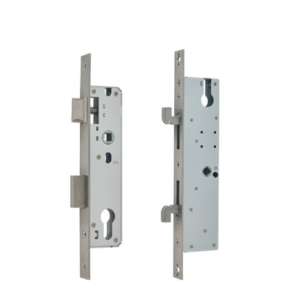 Serrure intelligente biométrique à empreinte digitale Alloy pour porte en aluminium, compatible avec l'application Tuya Smart WiFi.