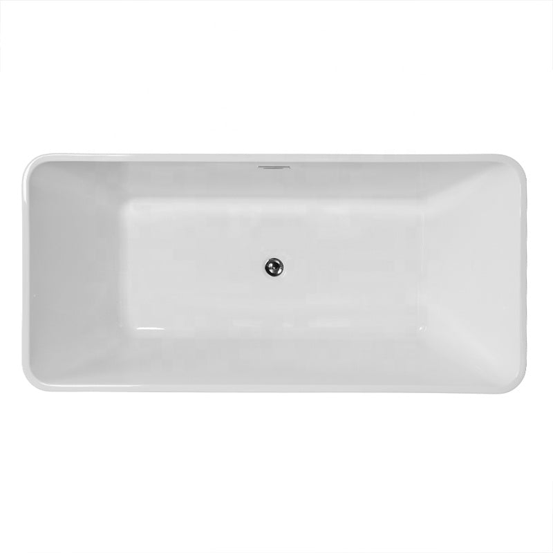 Rectangular custom Freestanding Acrylic Bathtubs tub