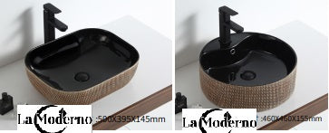 Accessoires de salle de bain en céramique pour lavabo