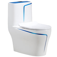 Load image into Gallery viewer, Ceramic S-trap/P-trap Ceramic Floor Mounted One Piece Colored Toilet Bowl Price
