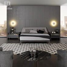 Load image into Gallery viewer, New design italian furniture bedroom sets luxury king size platform bed modern real genuine leather luxury bed
