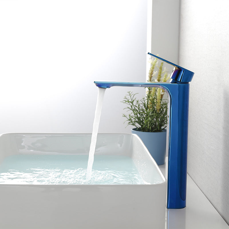 Faucet Tap blue Bathroom Basin Faucet Single Handle Mixer Tap Deck Mounted water faucet