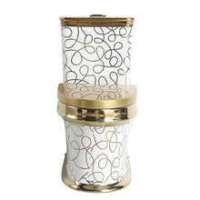 Load image into Gallery viewer, Luxury Royal Dubai Design Toilet Bowl Electroplating Gold Ceramic
