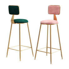 Cargar imagen en el visor de la galería, High Quality Bar Counter Stool Modern Minimalist Casual Cafe Furniture Metal High Chair for Bar Table
