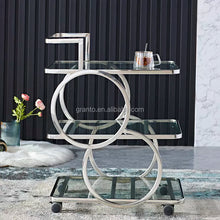 Lade das Bild in den Galerie-Viewer, Modern style simple design home use kitchen furniture trolly
