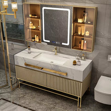 Cargar imagen en el visor de la galería, Bathroom Furniture Gold Bathroom Vanity Bathroom Cabinets Modern Luxury American
