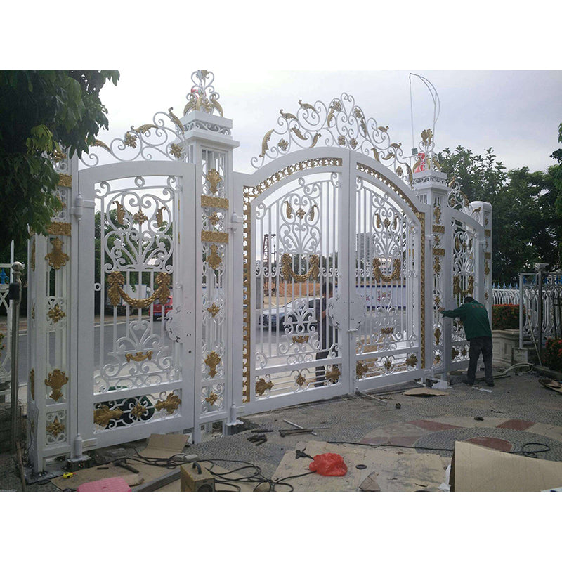 Aluminum Trellis Gate Main Gates wrought Iron Palace Gate Entrance Mid century ( Price Depends On Size) Please message your Exact Size with Diagram