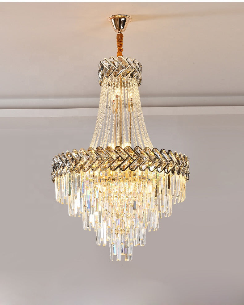 Luxury Crystal chandelier Home hotels living room décor ceiling lights