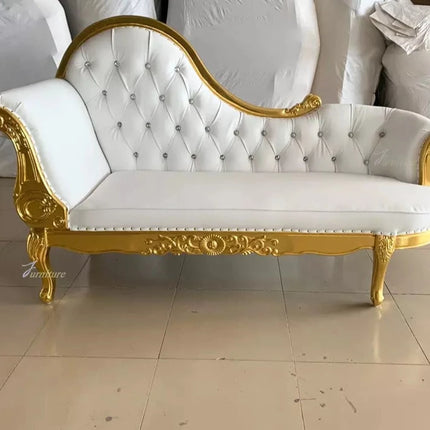 Canapé de style princesse européen, fauteuil d'appoint pour mariage (Couleur personnalisable - contactez-nous) 